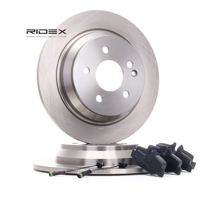 RIDEX 3405B0033 Bremsscheiben und -beläge Mitsubishi Pajero L040 2.5 TD 95 PS Diesel Kosten