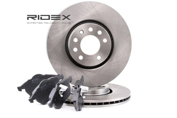 Bromsbelägg 3405B0264 RIDEX 05064795 OPEL