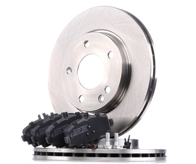 RIDEX 3405B0269 Kit de discos de freno y pastillas