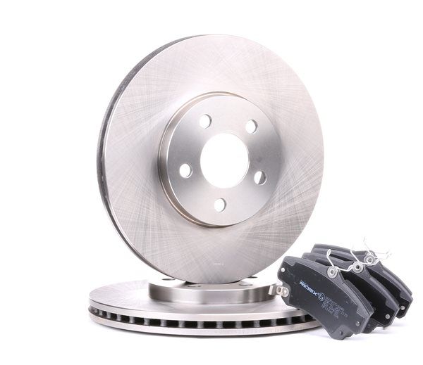 Kit de discos de freno y pastillas 3405B0211 RIDEX 0 4509 994AD MERCEDES-BENZ