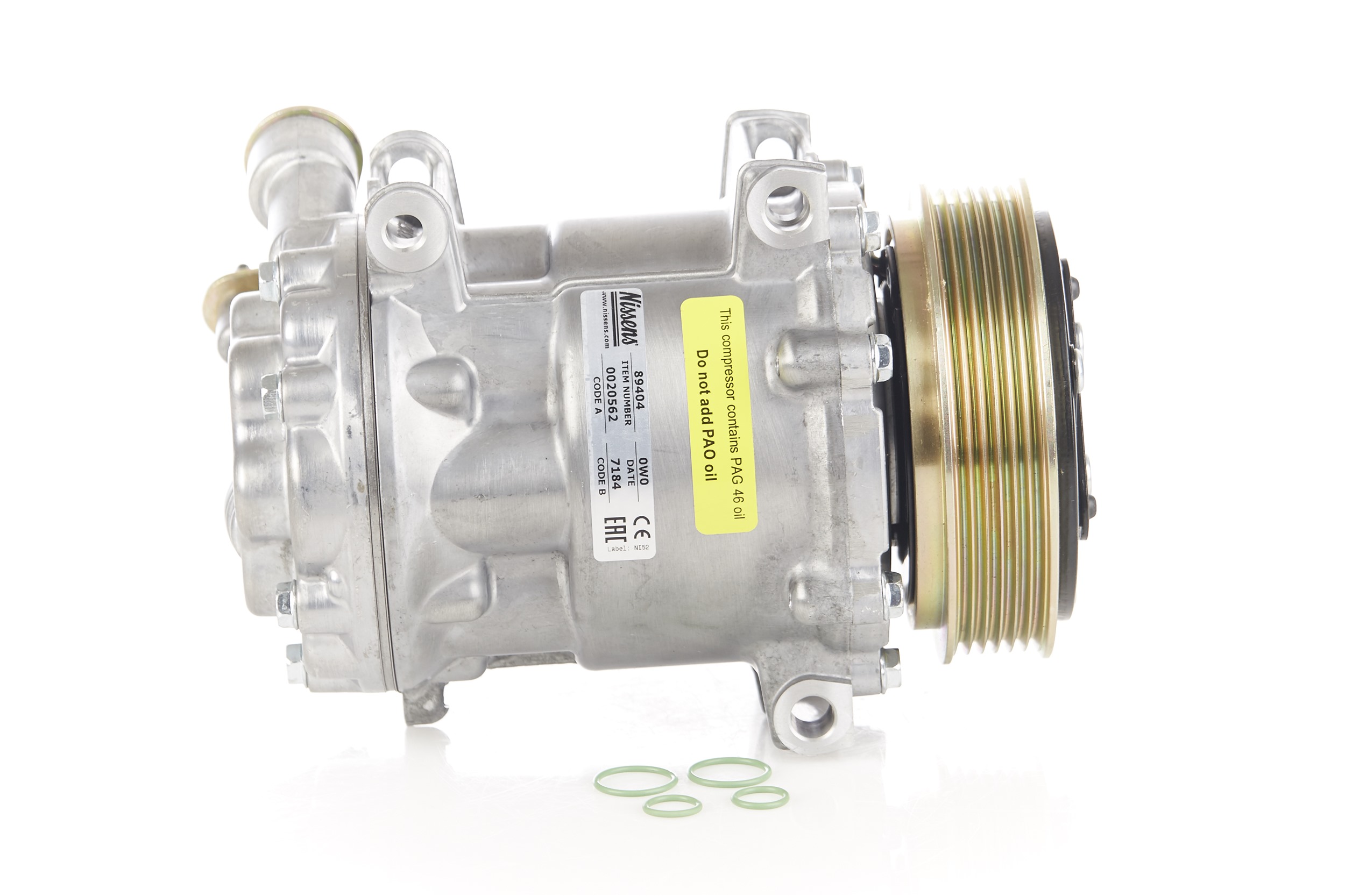 Klimakompressor 89404 NISSENS 6487.02 AUDI