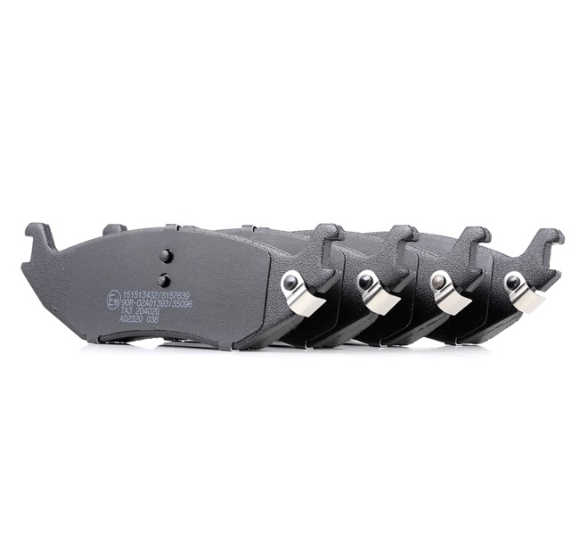 Jarrupalat, levyjarru 402B1025 RIDEX 5080563AB RAM