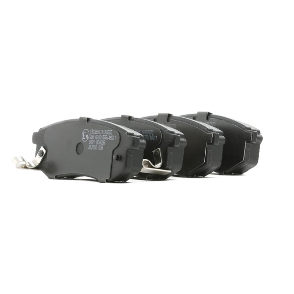 Brake pad set 402B0134 RIDEX 58302 M2A10 Brake pad set 402B0134 RIDEX 58302 M2A10 HYUNDAI