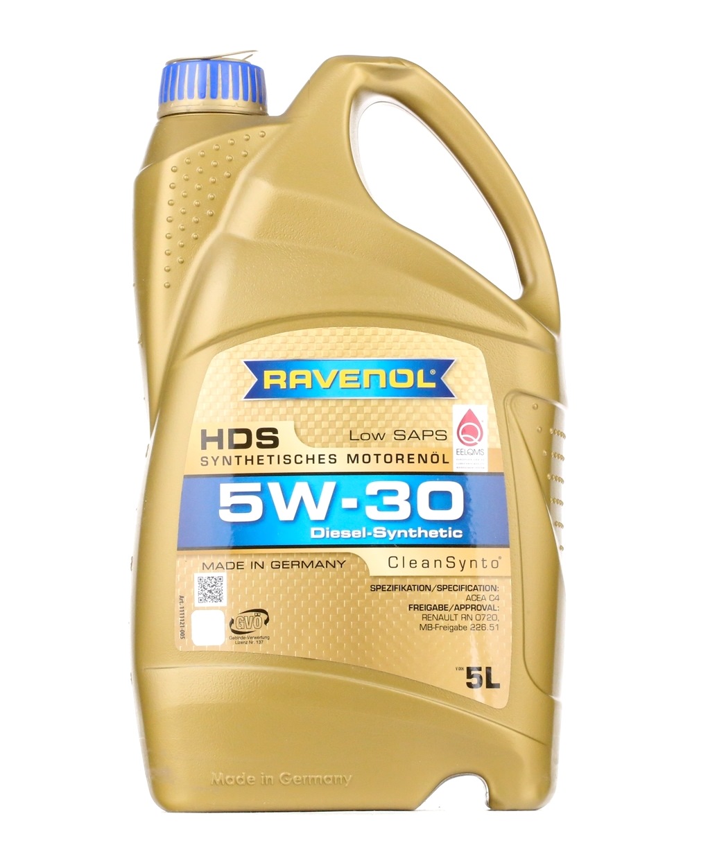 RAVENOL 1111121-005-01-999 Engine Oil 5W-30, Capacity: 5l-image-8211346