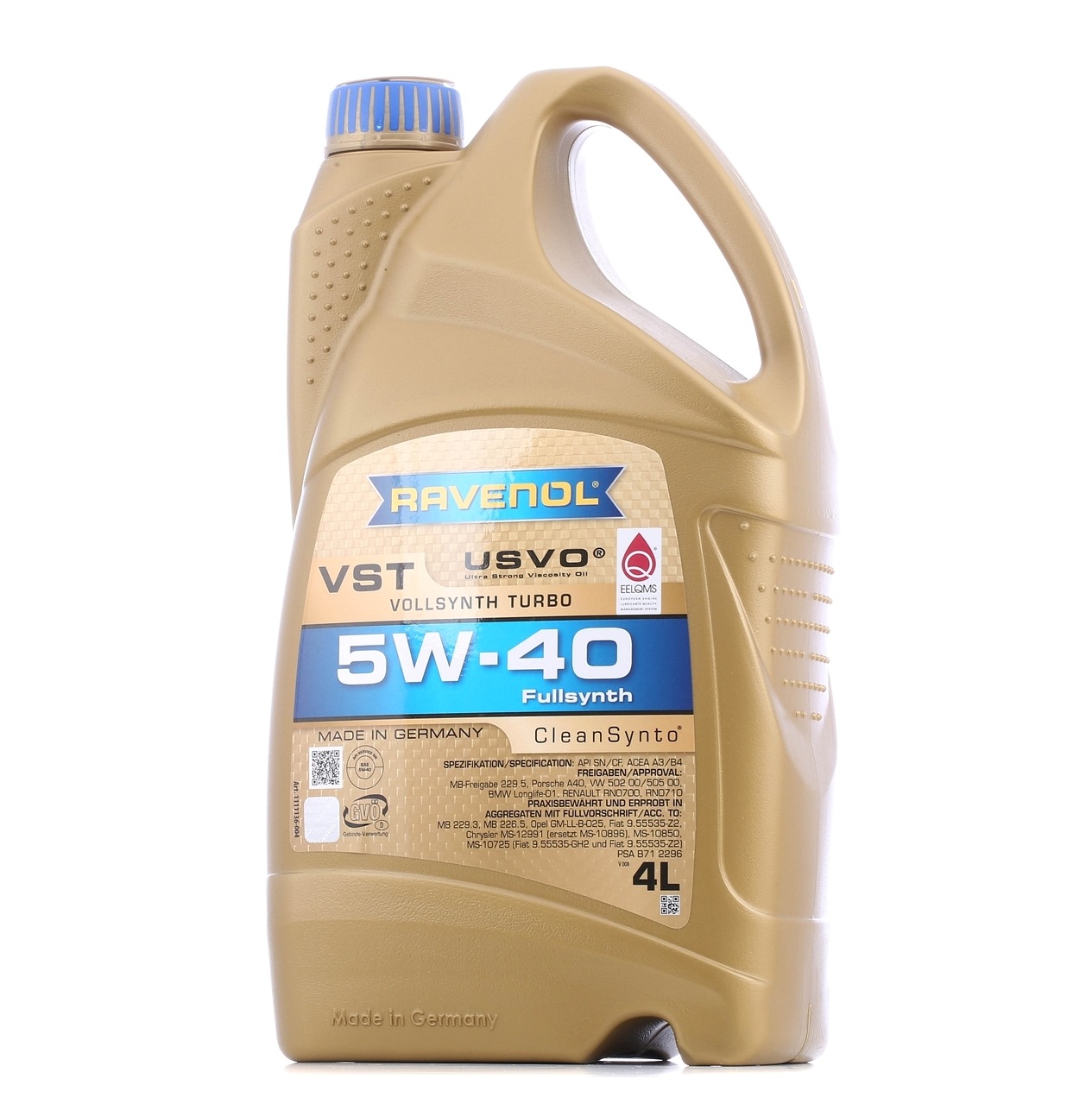 RAVENOL 1111136-004-01-999 Engine oil 5W-40, Capacity: 4l-image-8211398