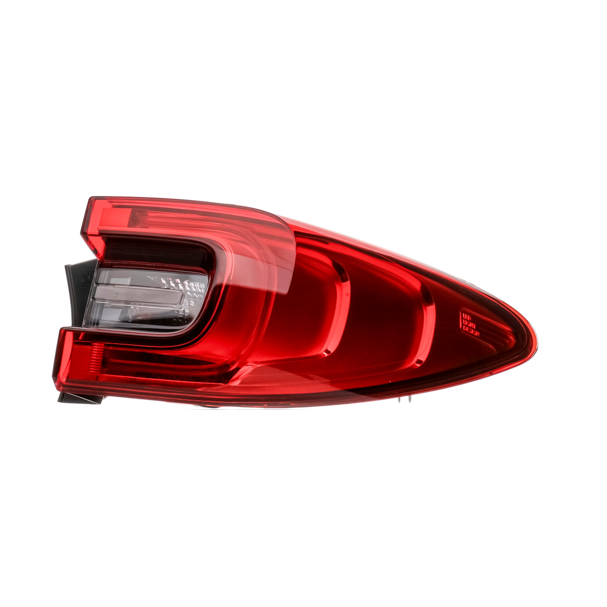 Side view of VALEO 047028 Rear light Right, with bulb holder, Outer section, with bulbs