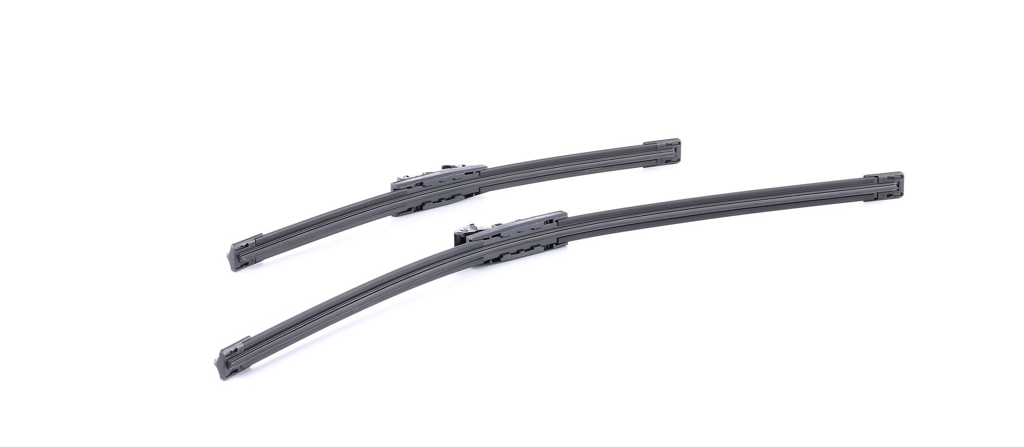 Side view of RIDEX 298W0110 Wiper blade Front, 400mm, Beam, Push Button