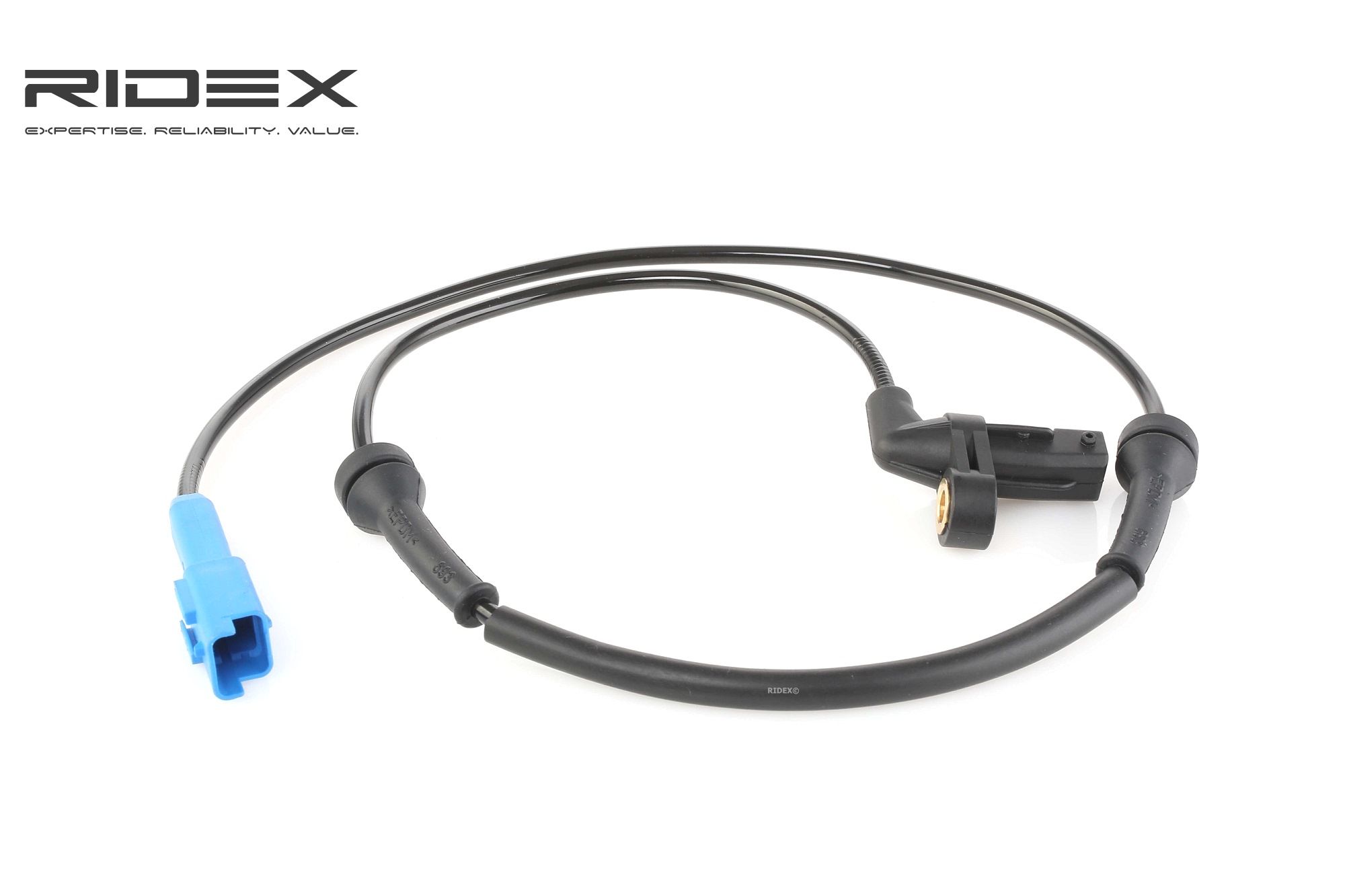 Side view of RIDEX 412W0134 ABS Sensor Front axle both sides