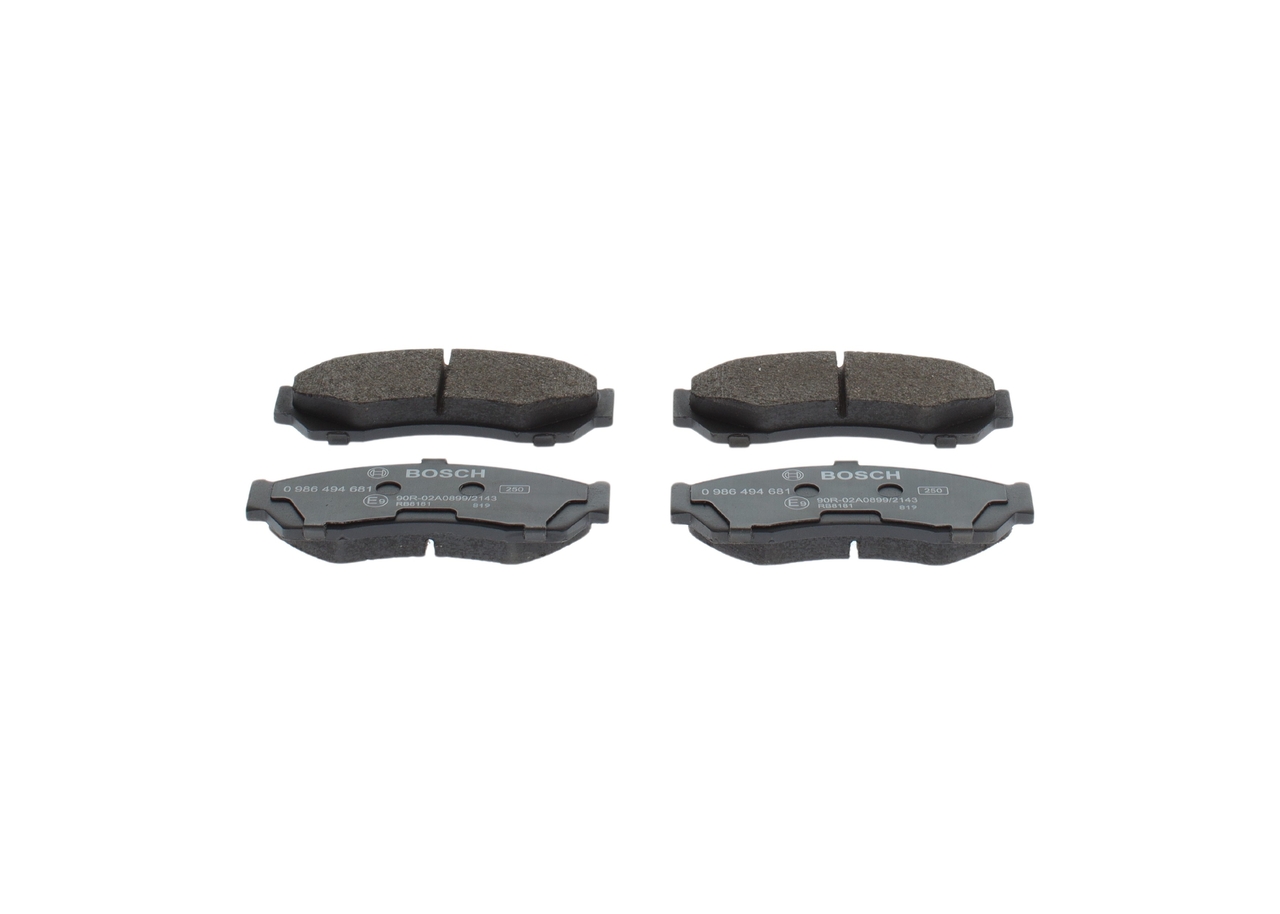 BOSCH BP1676 Plaquettes de frein