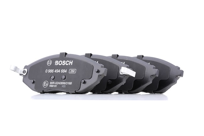 BOSCH 0 986 494 684 Pastiglie CHEVROLET SPARK 2011
