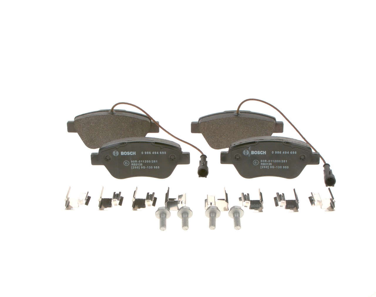 BOSCH BP1693 Bremsbeläge