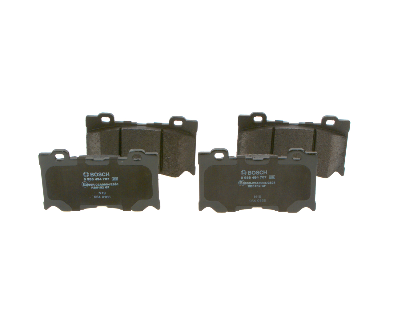 BOSCH 0 986 494 707 Pidurikattekomplekt, ketaspidur originaal NISSAN