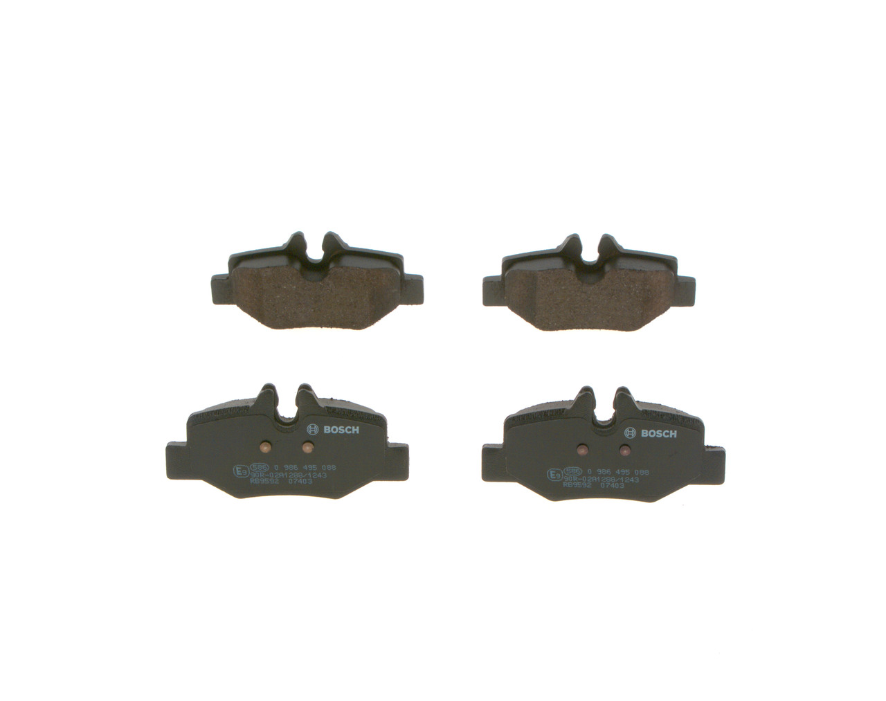 BOSCH BP1538 Plaquettes de frein