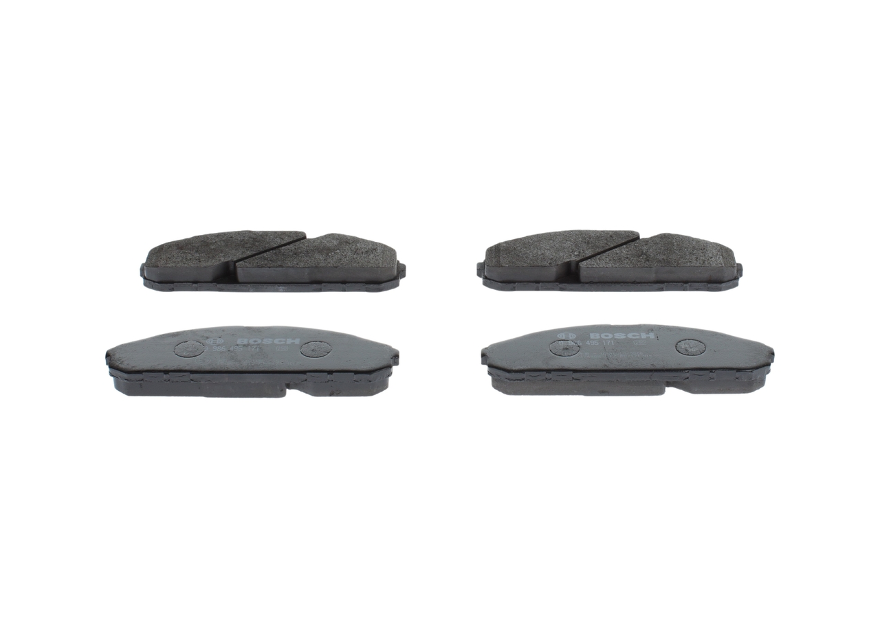 Kit pastiglie freni 0 986 495 171 BOSCH 41060 37J92 Kit pastiglie freni 0 986 495 171 BOSCH 4106037J92 NISSAN