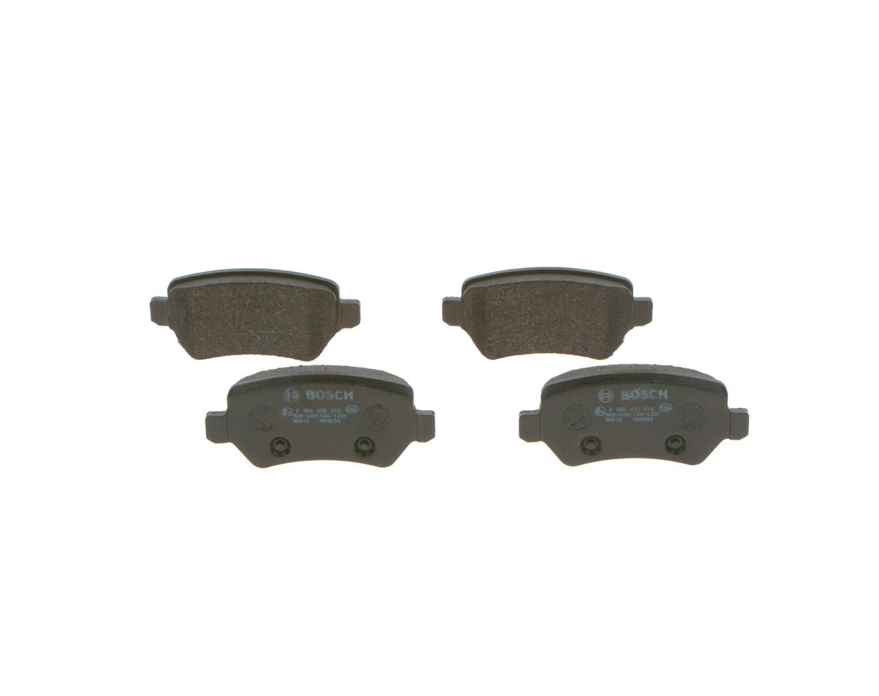 BOSCH BP1516 Τακάκια φρένων