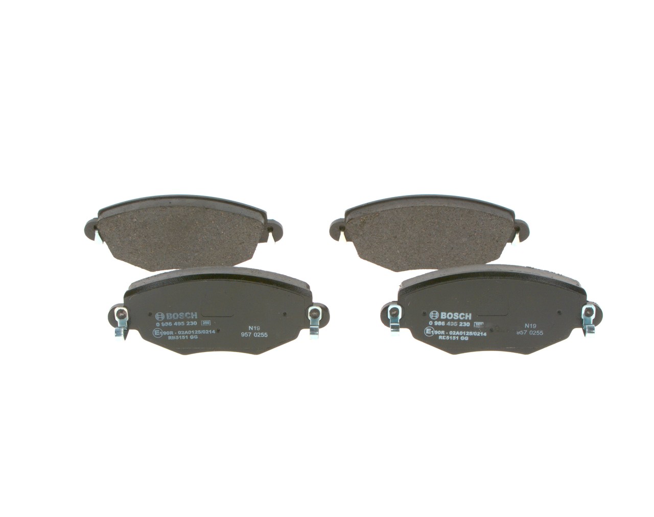 Brake pad set BP2186 BOSCH C2S 52079 MERCEDES-BENZ