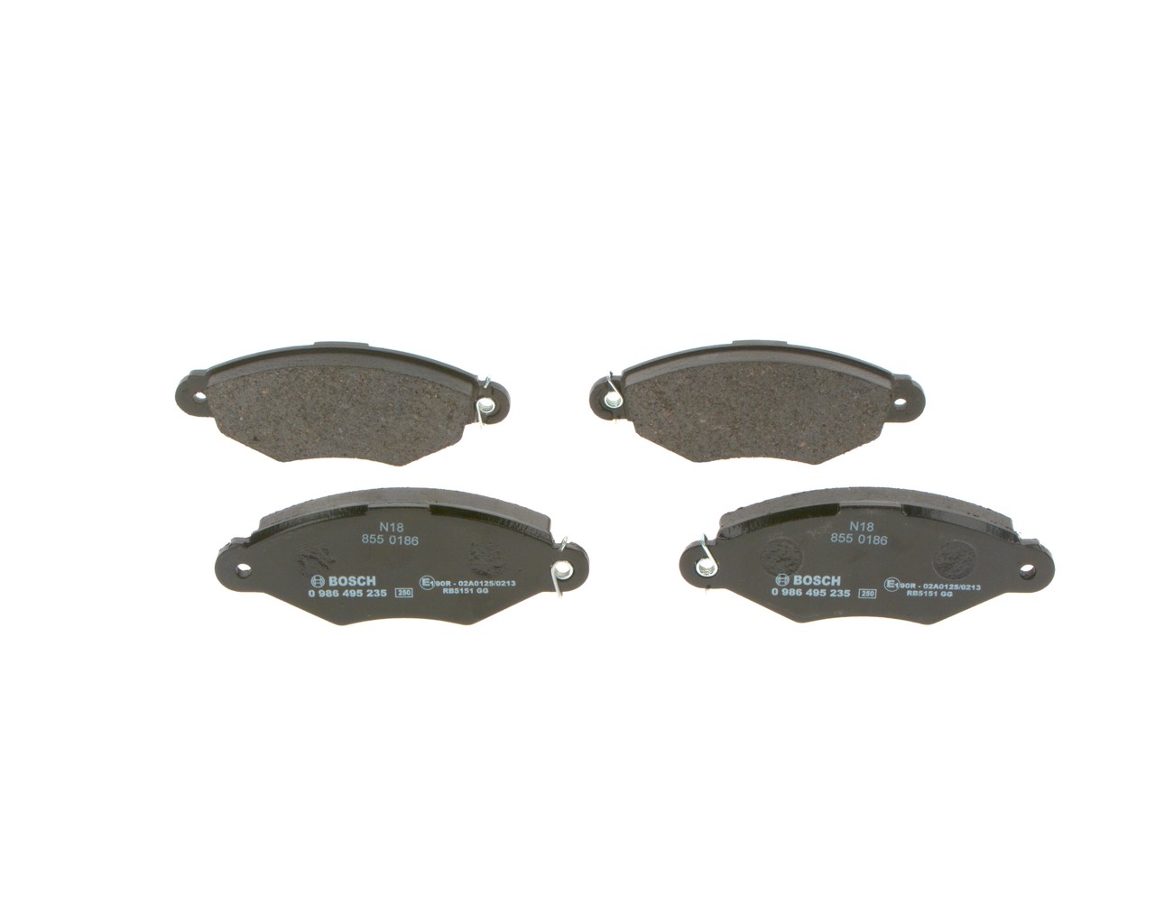BOSCH BP1533 Bremsbeläge