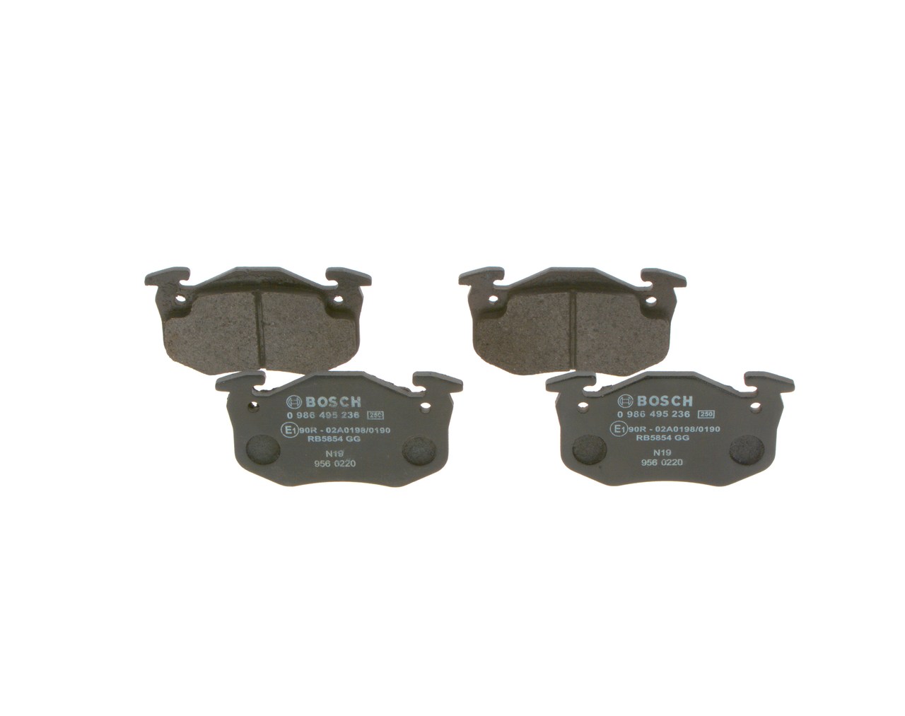 BOSCH BP1534 Bremsbeläge