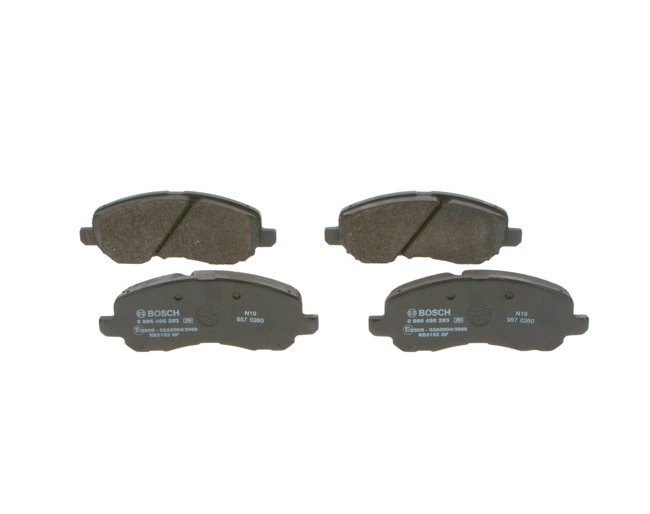 BOSCH 0 986 495 253 Bremseklods originale Chrysler billig