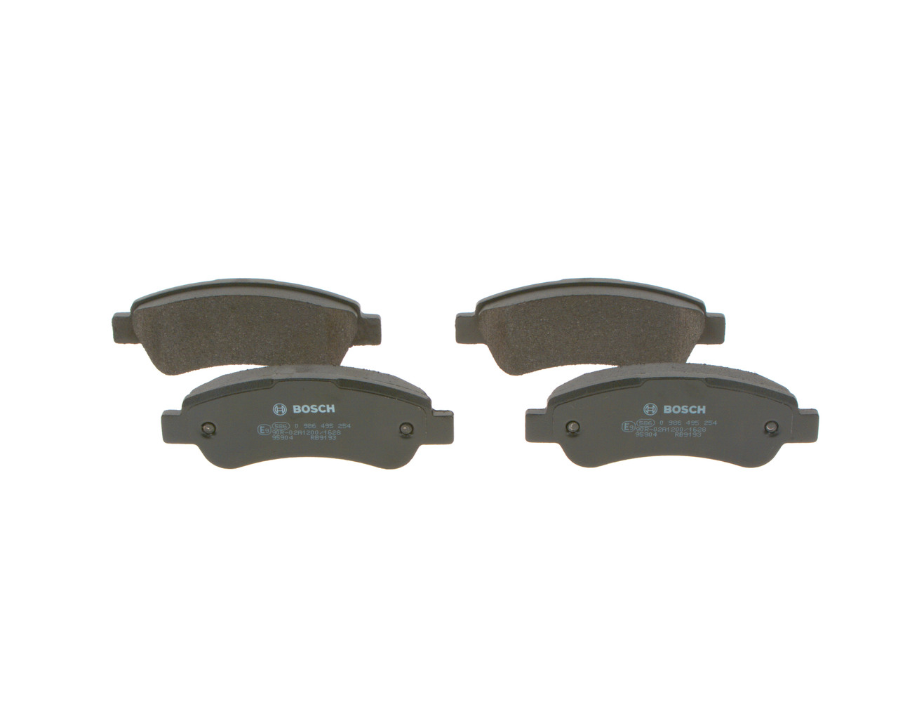 BOSCH 0 986 495 254: Σετ τακάκια Citroen JUMPER 2013