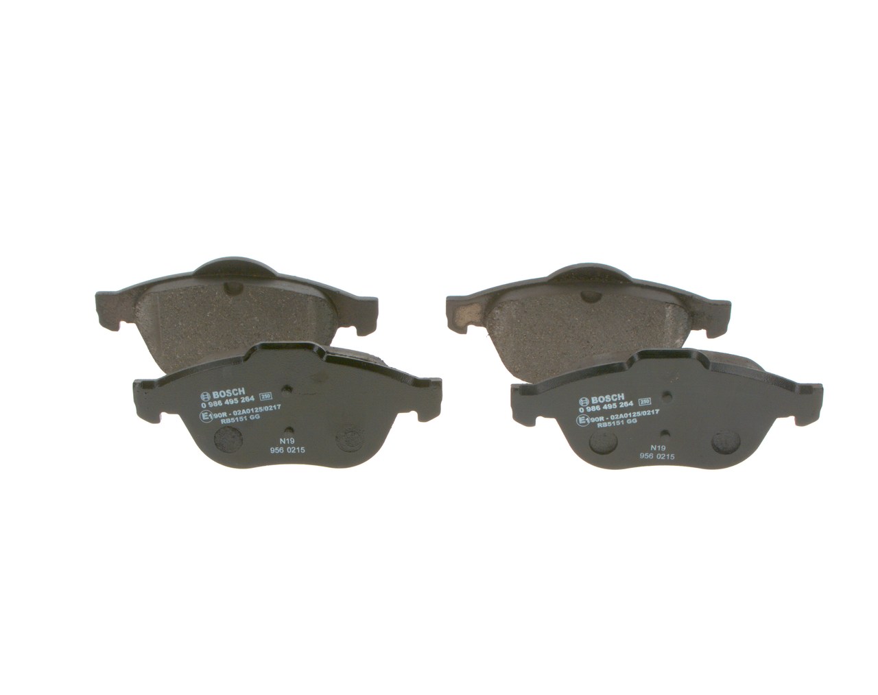 BOSCH BP1568 Kit pastiglie freni