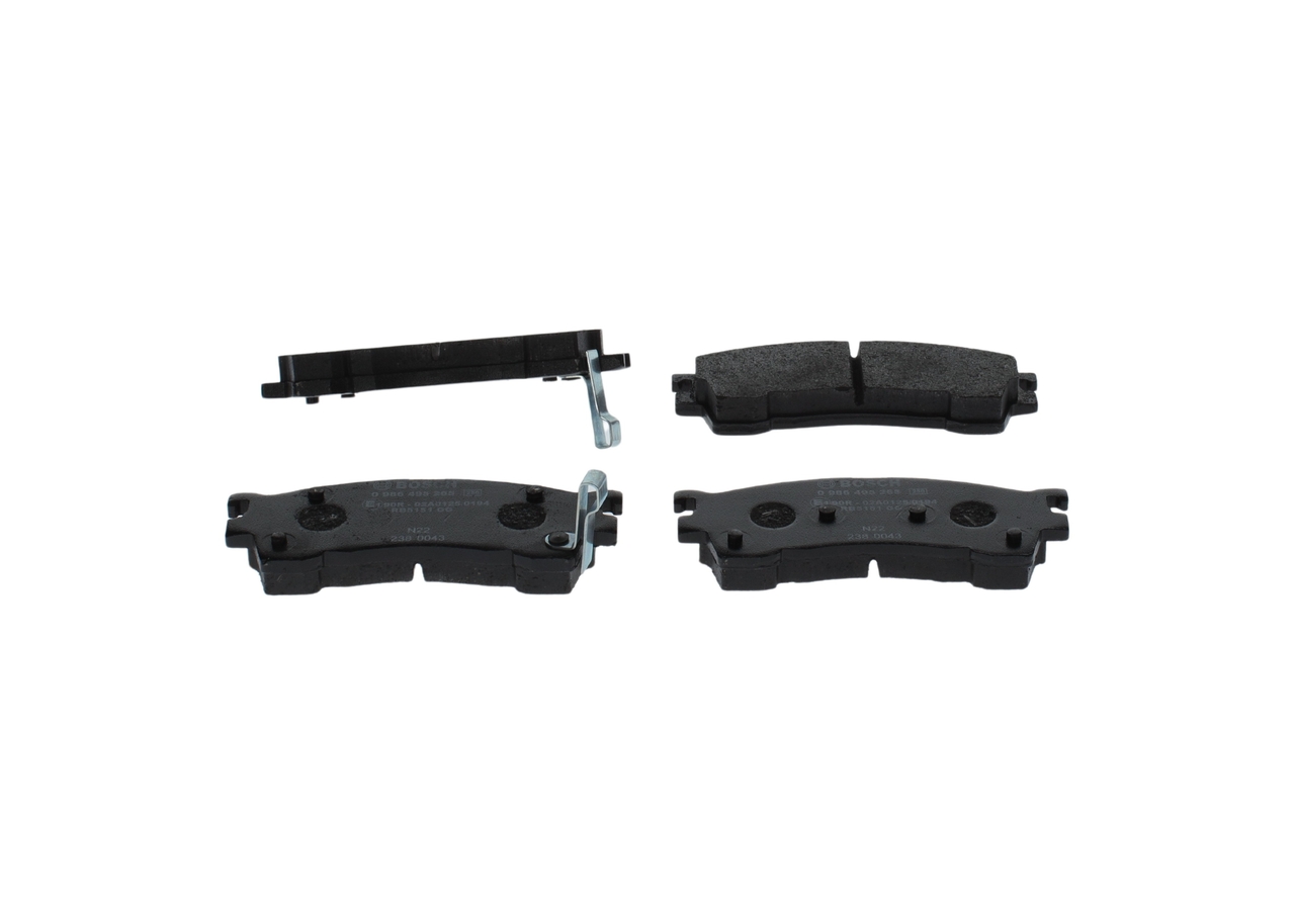 Brzdové doštičky/platničky 0 986 495 265 BOSCH GGYA 33 23ZC Volkswagen