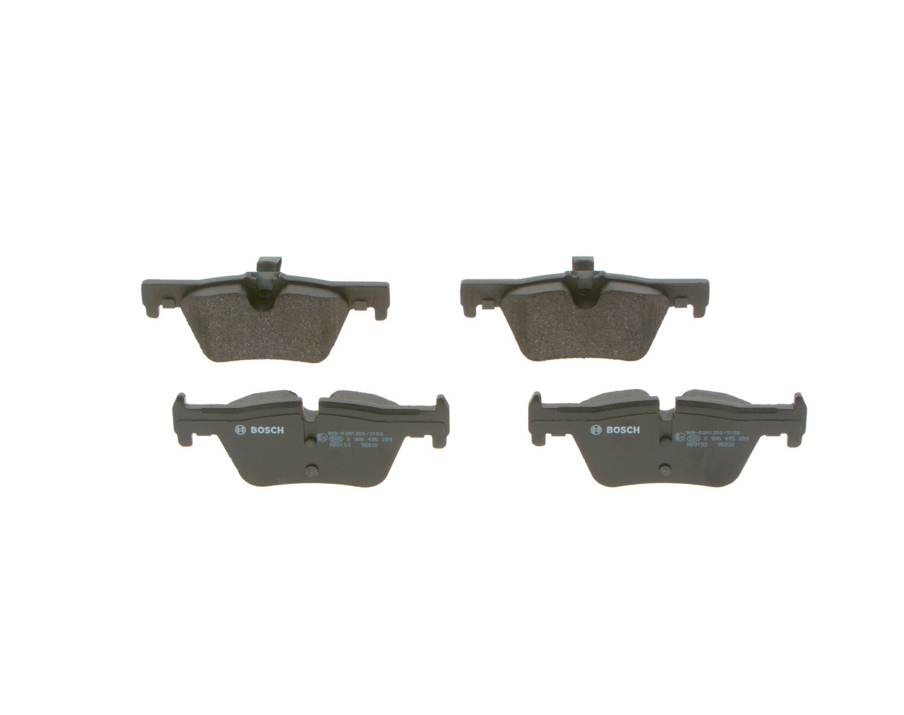 BOSCH BP1655 Fékbetét készlet, tárcsafék