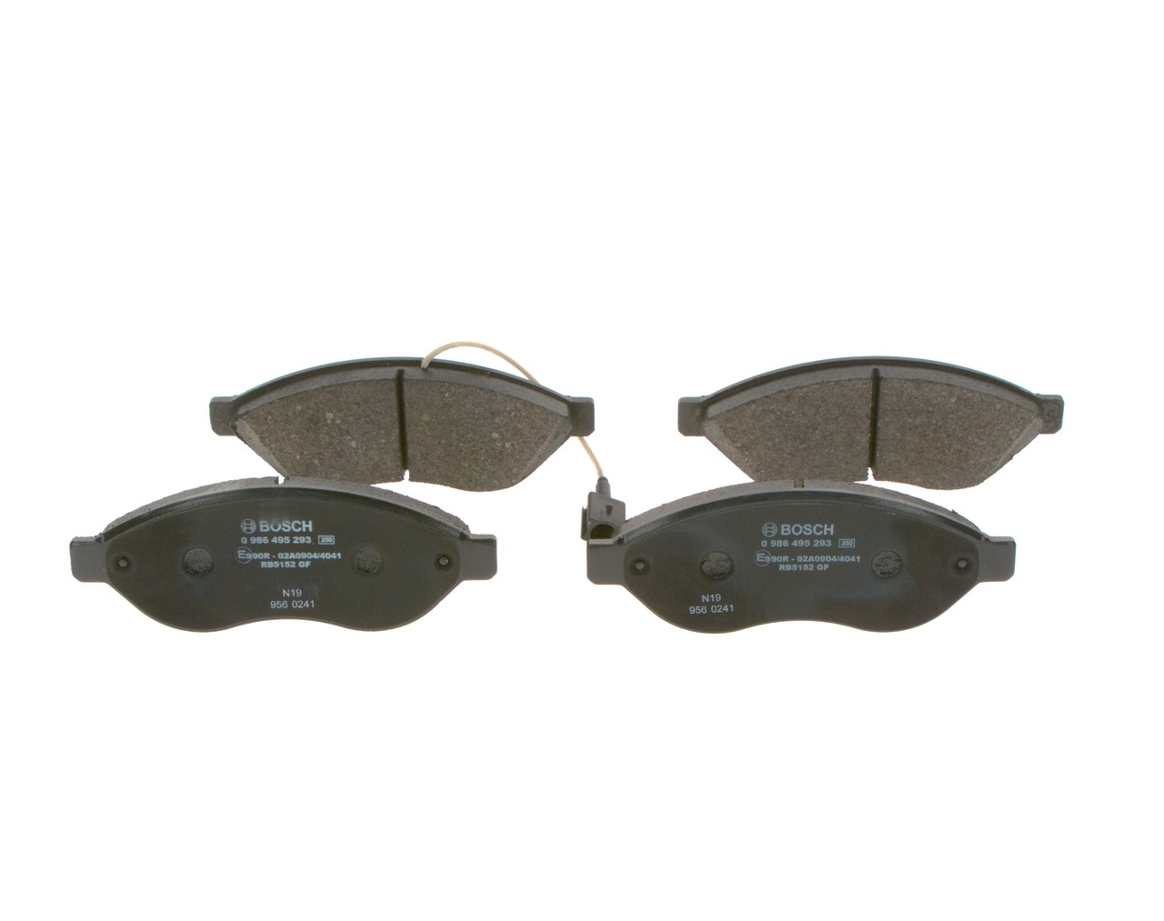 BOSCH BP1659 Fékbetét készlet, tárcsafék