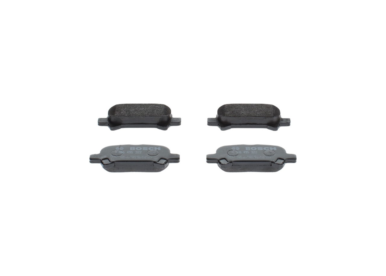 BOSCH 0 986 495 322 Plaquettes de frein TOYOTA Camry V Berline (_V3_) 2.4 (ACV30) 143 CV Essence 2004
