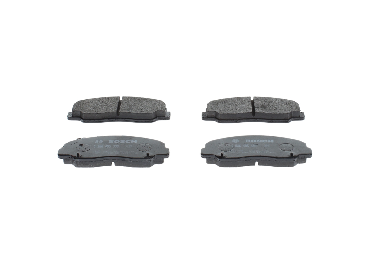 BOSCH 0 986 495 339 Remblokken DAIHATSU Rocky SUV (F7, F8) 2.8 TD (F70, F75, F80, F85) 102 Pk Diesel prijs
