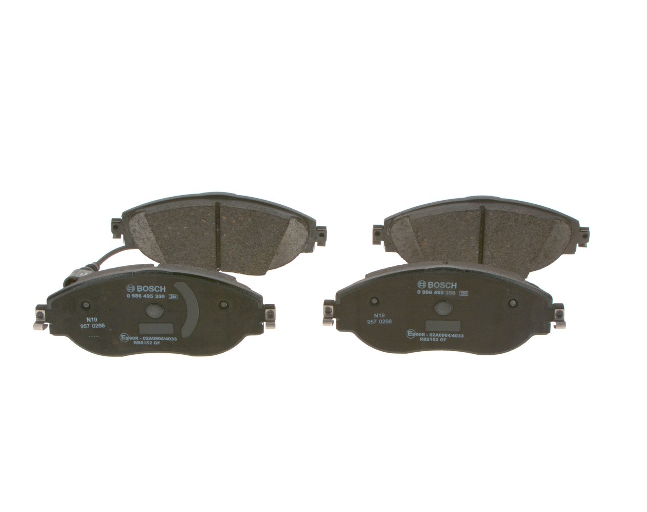BOSCH BP1642 Kit pastiglie freni