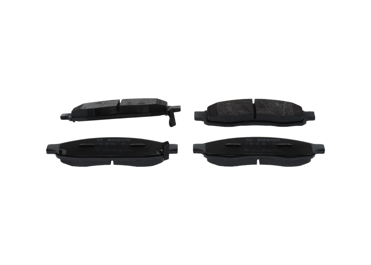 Bremseklodser 0 986 495 366 BOSCH 410607S027 JEEP