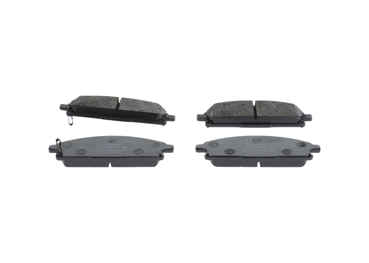 Bremseklodser 0 986 495 374 BOSCH D1060 8H386 INFINITI