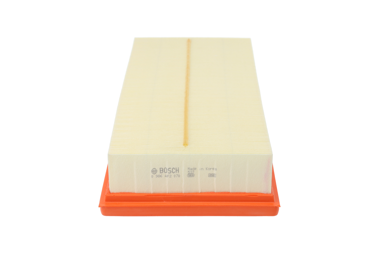 BOSCH 0 986 AF2 070 Luftfilter Ssangyong Rexton II 2.7 Xdi 4x4 165 HK Diesel pris