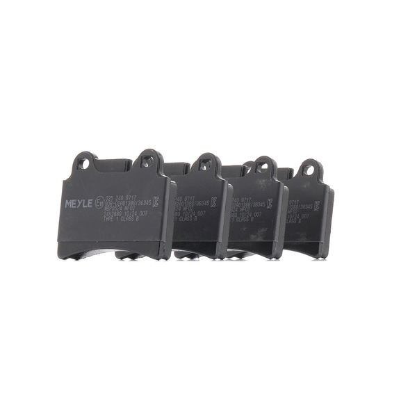 MEYLE Pastilhas de travão 025 240 9717 Jogo de pastilhas de travão MEYLE Volkswagen TOUAREG 025 240 9717