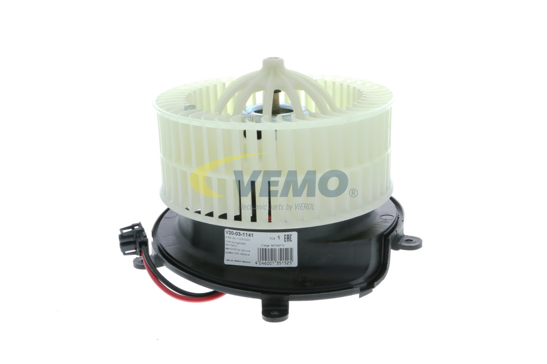 Ventilador do habitáculo V20-03-1141 VEMO 64 11 0 394 791 Ventilador do habitáculo V20-03-1141 VEMO 64 11 0 394 791 BMW