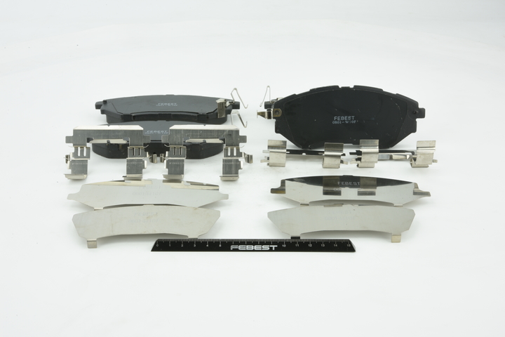 Plaquettes de frein 0801-W10F FEBEST 26296VA030 SUBARU