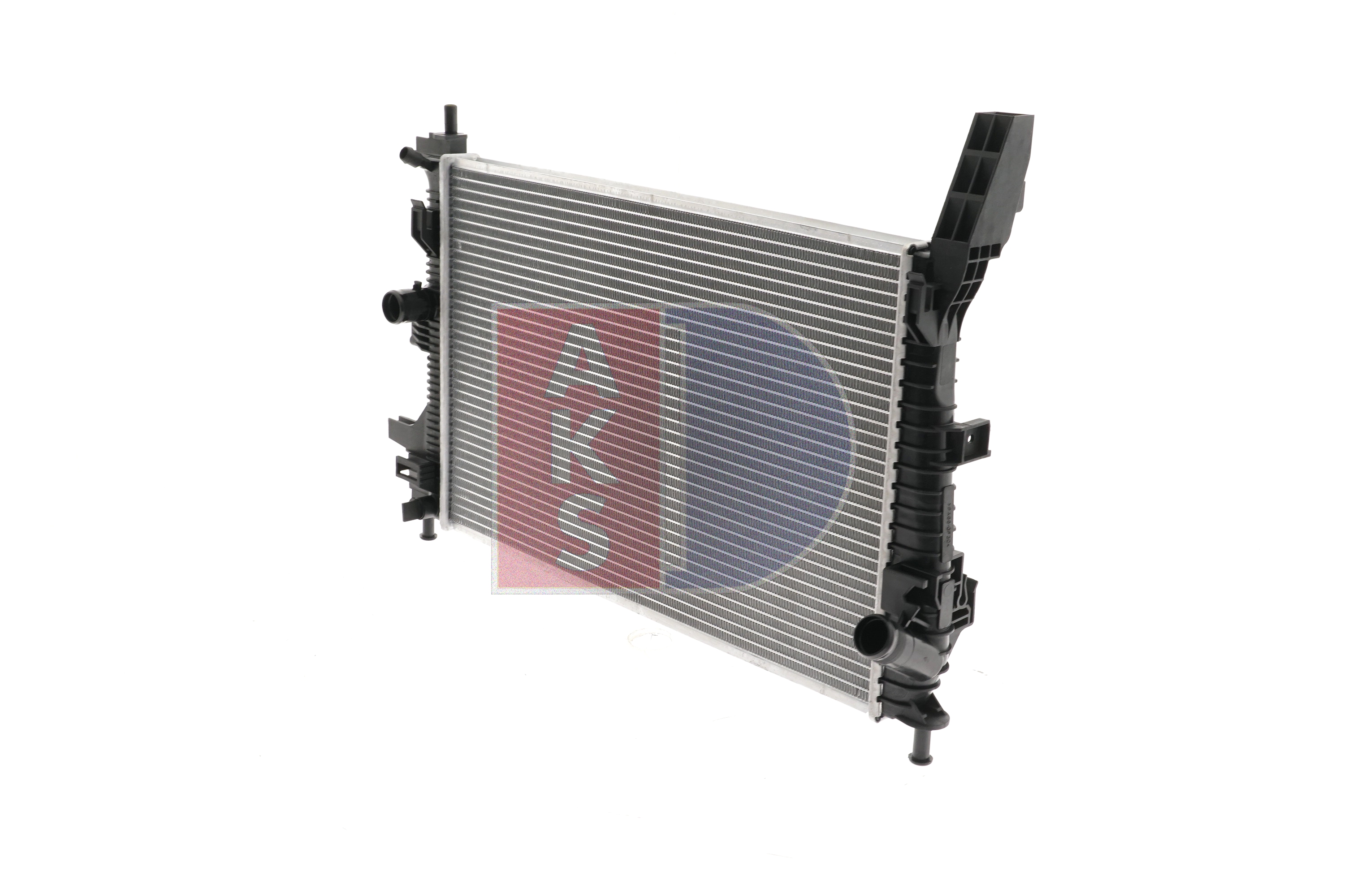 AKS DASIS 090128N Engine radiator Aluminium, Brazed cooling fins, Manual Transmission-image-8715331