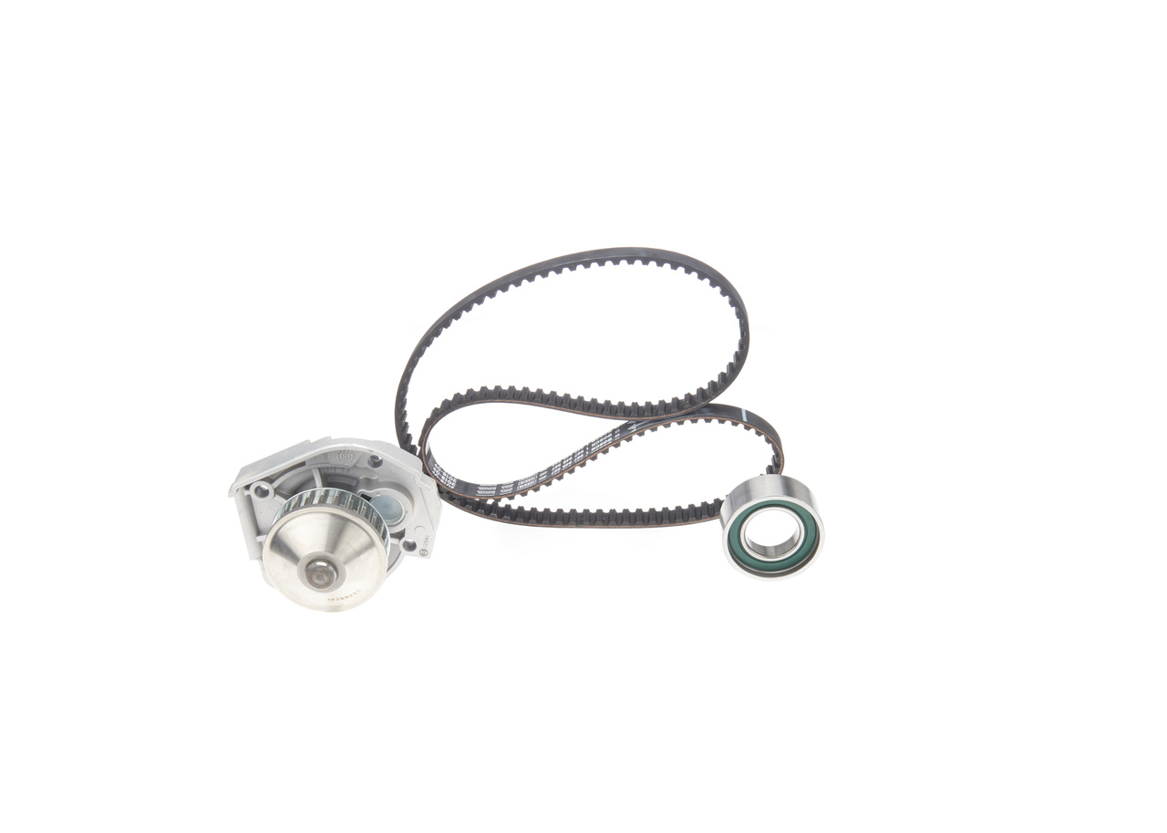 Side view of BOSCH 1 987 946 928 Water Pump + Timing Belt Kit Number of Teeth: 129
