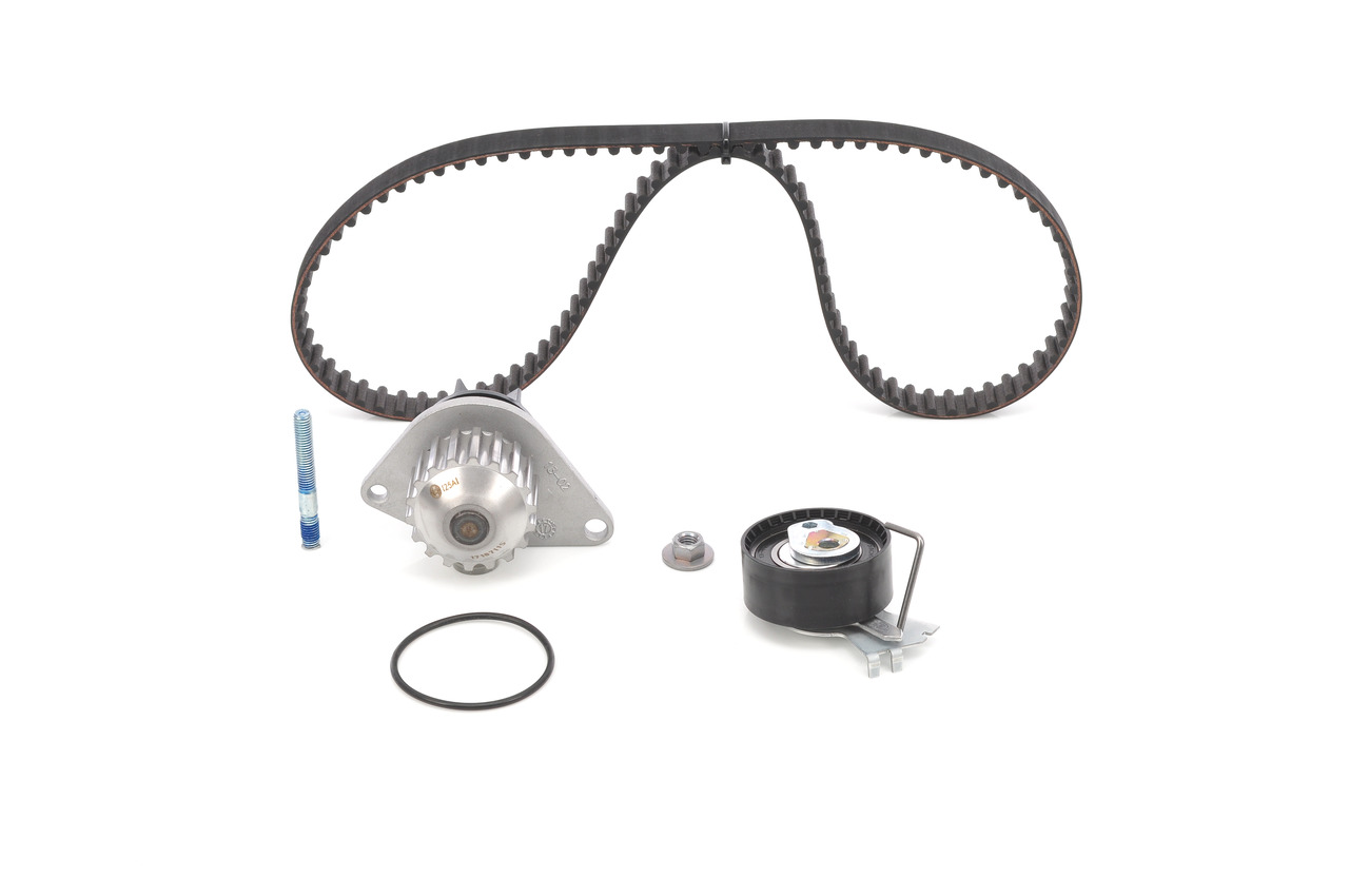 Side view of BOSCH 1 987 946 934 Water Pump + Timing Belt Kit Number of Teeth: 104