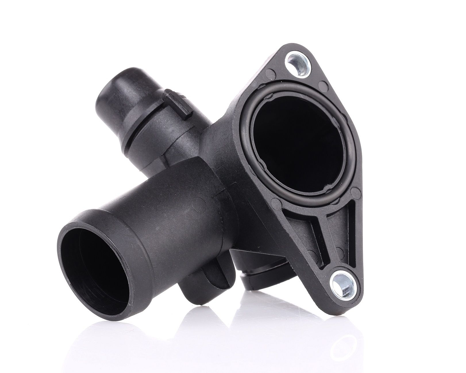 MEYLE 100 226 0012 Coolant Flange with gasket/seal, Rear, Plastic, ORIGINAL Quality-image-8759653