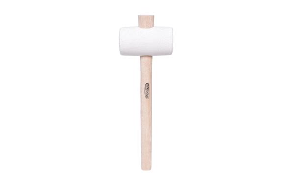KS TOOLS 140.1235 Gummihammer Gewicht: 595g, Holz (Hickory), Länge: 340mm