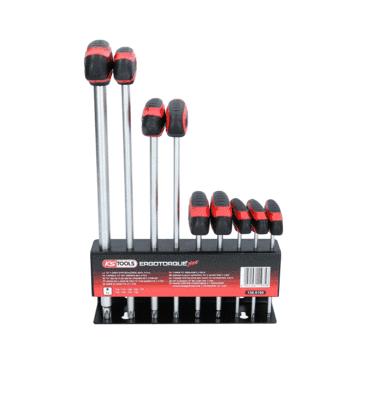 KS TOOLS 158.8160 Angled Screwdriver Set Chrome Vanadium Steel, Number of tools: 9-image-9043128