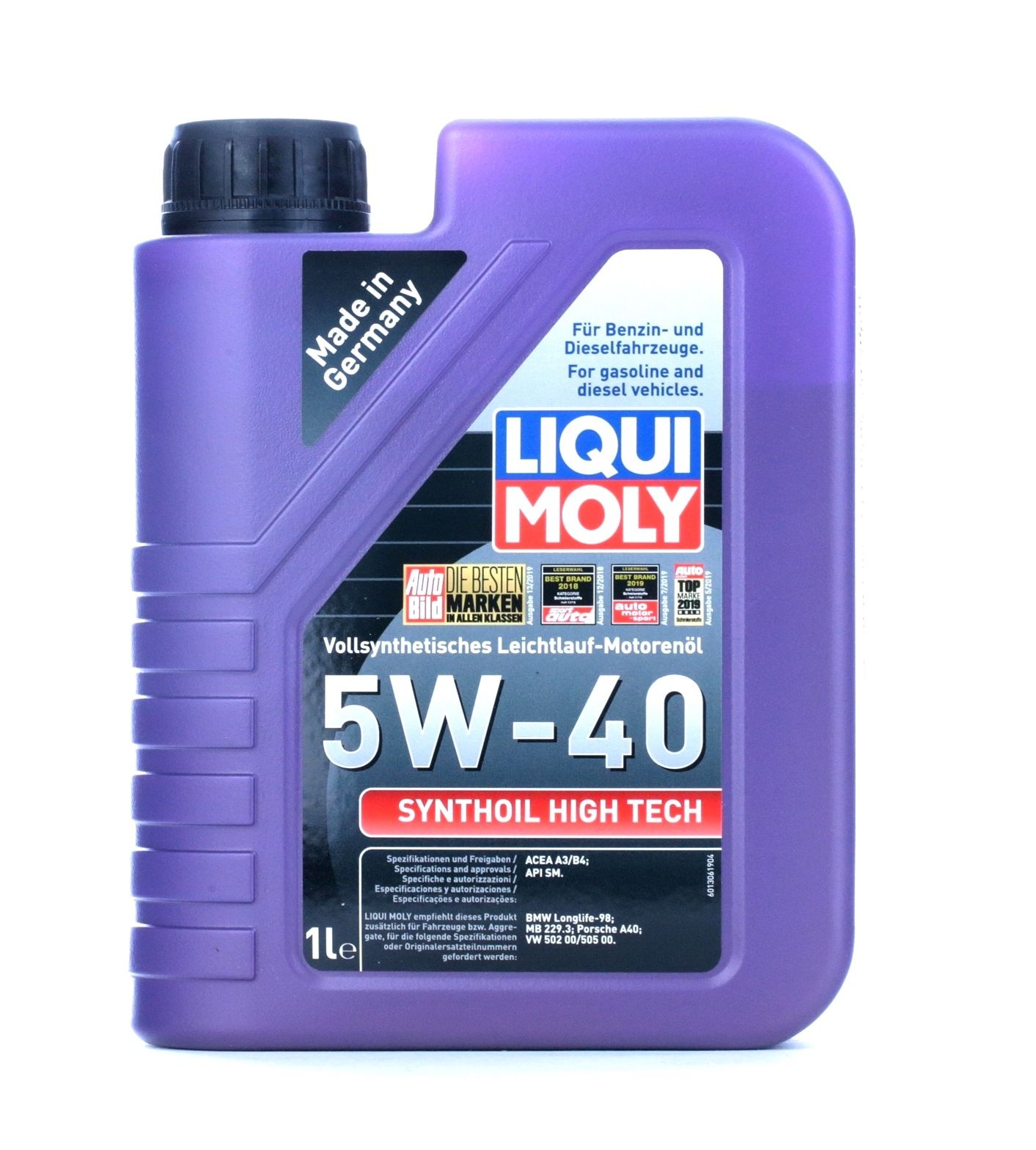 LIQUI MOLY 1855 Engine oil 5W-40, Capacity: 1l, Synthetic Oil-image-9114253