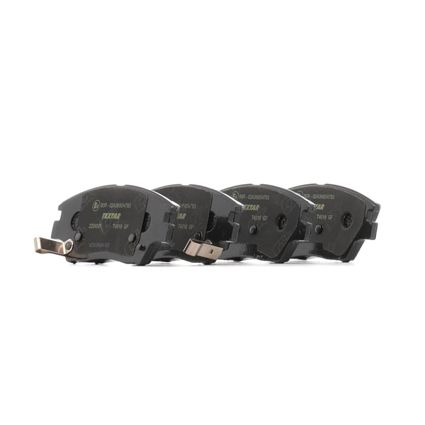 Fékbetét készlet, tárcsafék TEXTAR 2259001 KORANDO 1.5 LPG 4WD 163LE