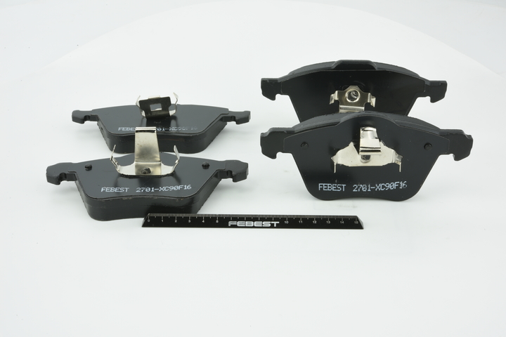FEBEST 2701-XC90F16 Bremsbelag Volvo s60 1 T5 239 PS Benzin Kosten