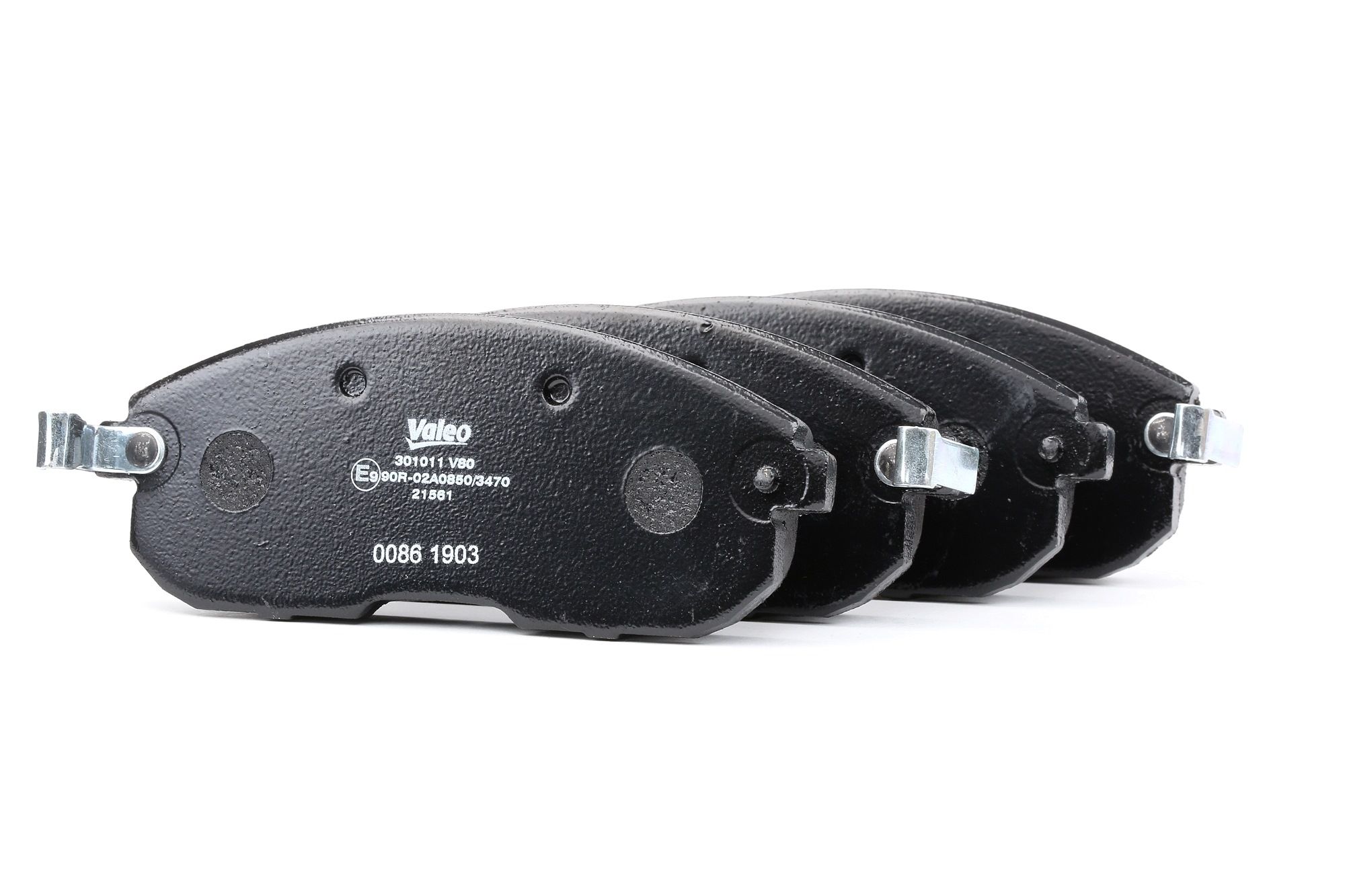 VALEO 301011 Brake pad set FIRST, Front Axle, with acoustic wear warning, without anti-squeak plate-image-9483619