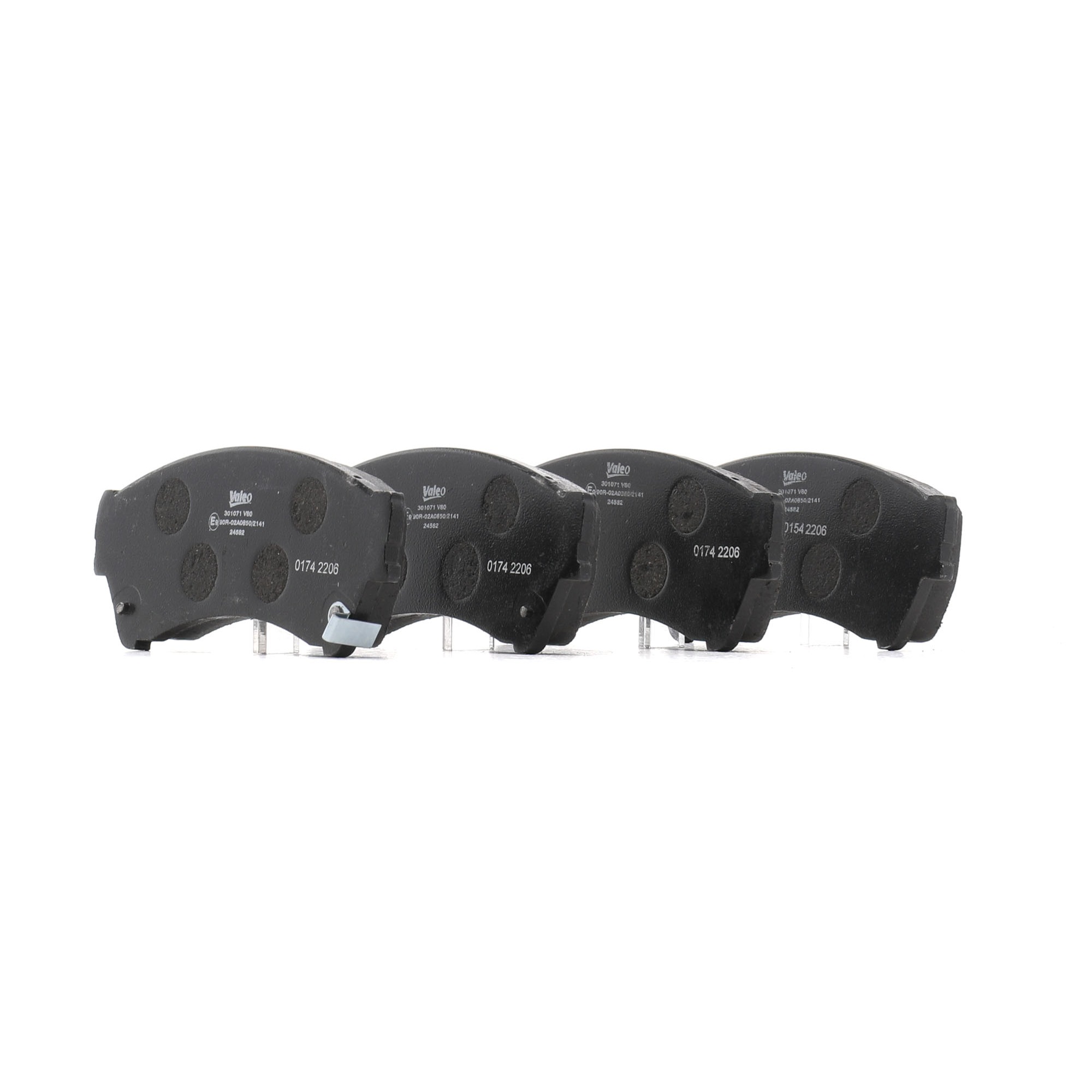 VALEO 301071 Brake pad set FIRST, Front Axle, with acoustic wear warning, without anti-squeak plate-image-9484617