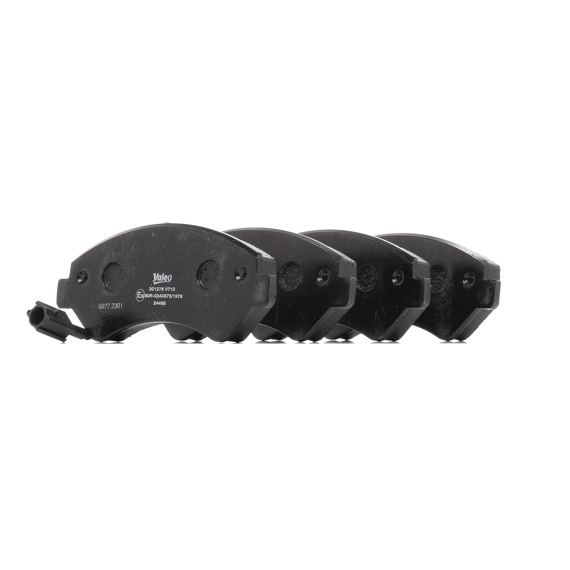 VALEO 301276 Brake pad set FIRST, Front Axle, with integrated wear warning contact, without anti-squeak plate-image-9486572