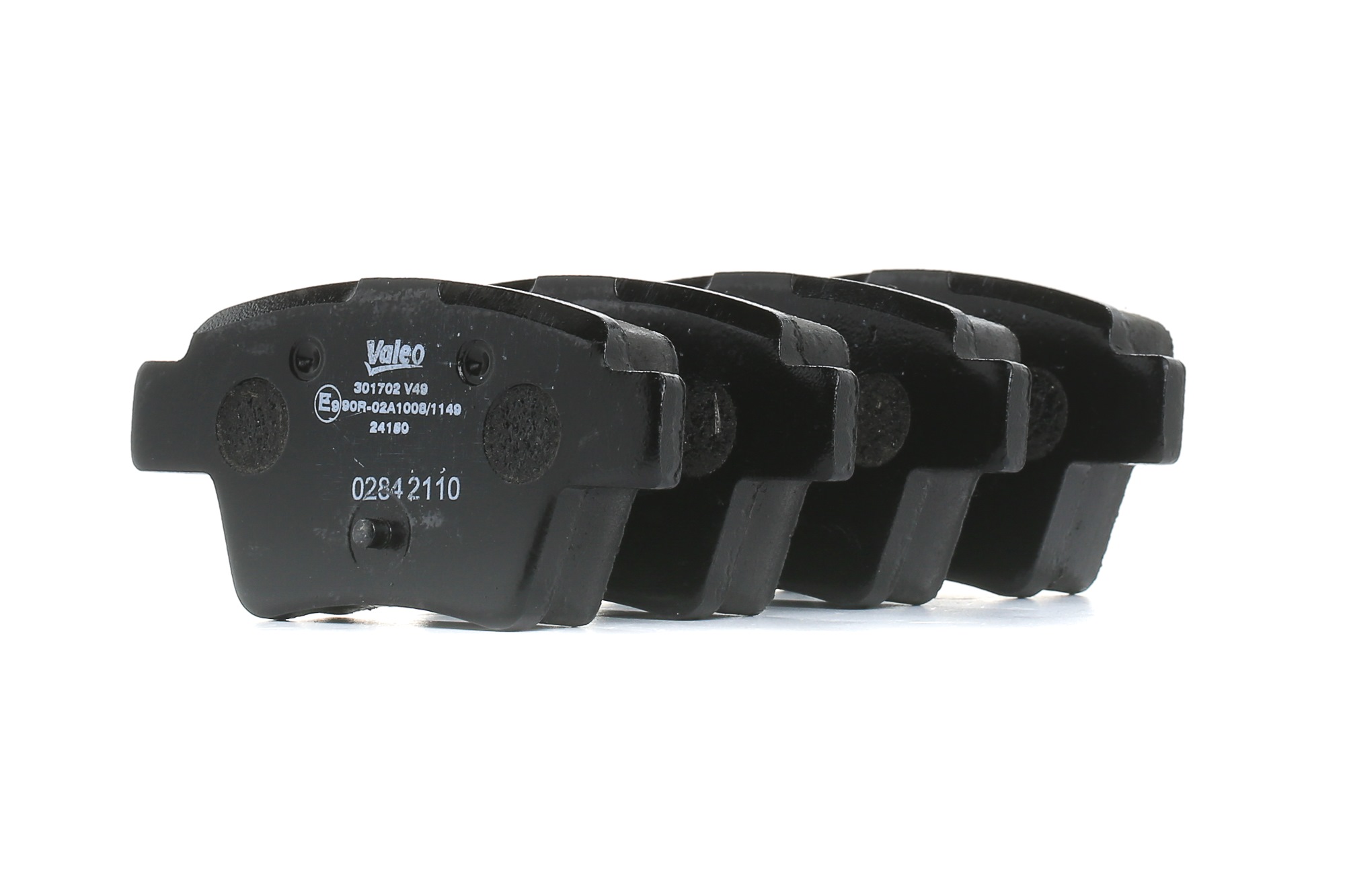 VALEO 301702 Brake pad set FIRST, Rear Axle, without integrated wear sensor, without anti-squeak plate-image-9489093